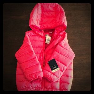 NWT Gap toddler lightweight puffer jacket